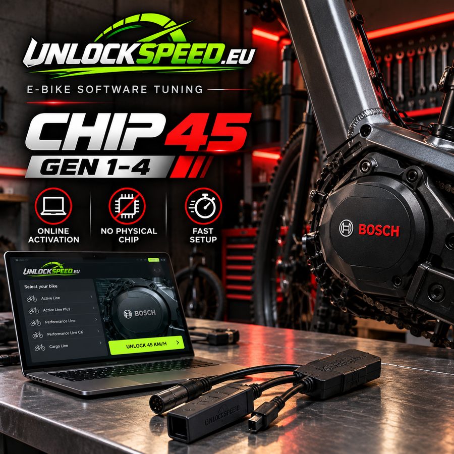Remote BOSCH Gen 1-4 programming 45km/h tuning software - Do it in 5 minutes!